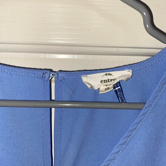 entro Tiered Blue Dress - Picture 2 of 3